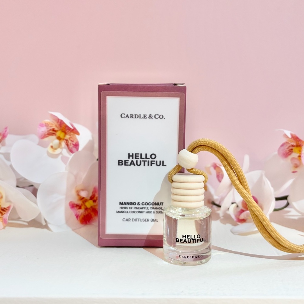 Cardle & Co Car Diffuser | Hanging Car Air Freshener | Long Lasting Fragrance |